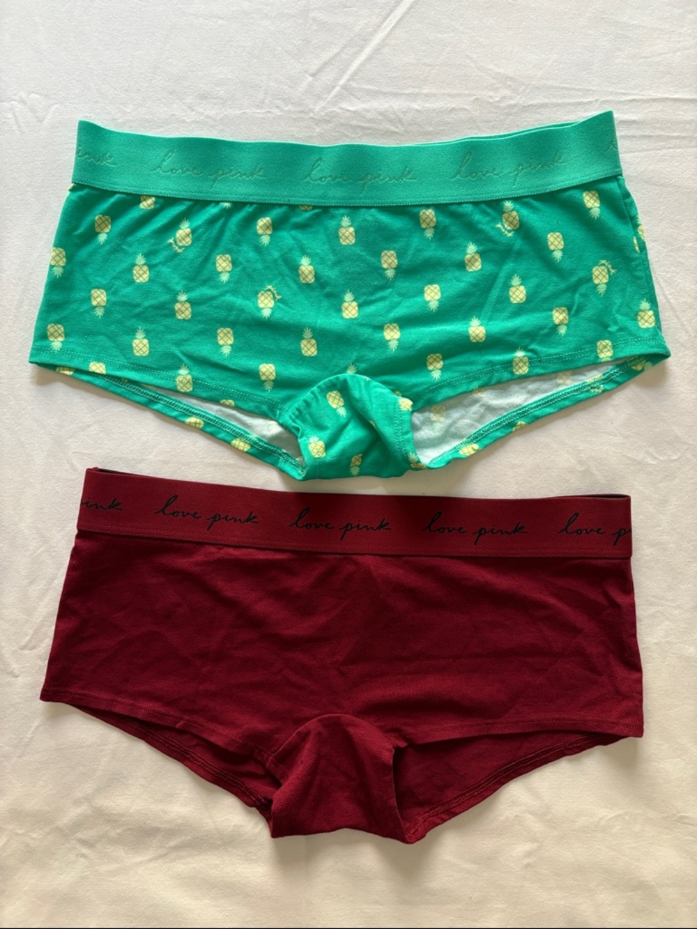 PINK Victoria's Secret Boyshorts with Branded Waistband